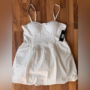 NYC White Spaghetti Strap Top